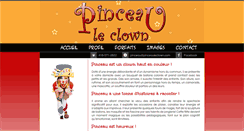 Desktop Screenshot of pinceauleclown.com