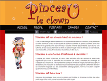 Tablet Screenshot of pinceauleclown.com